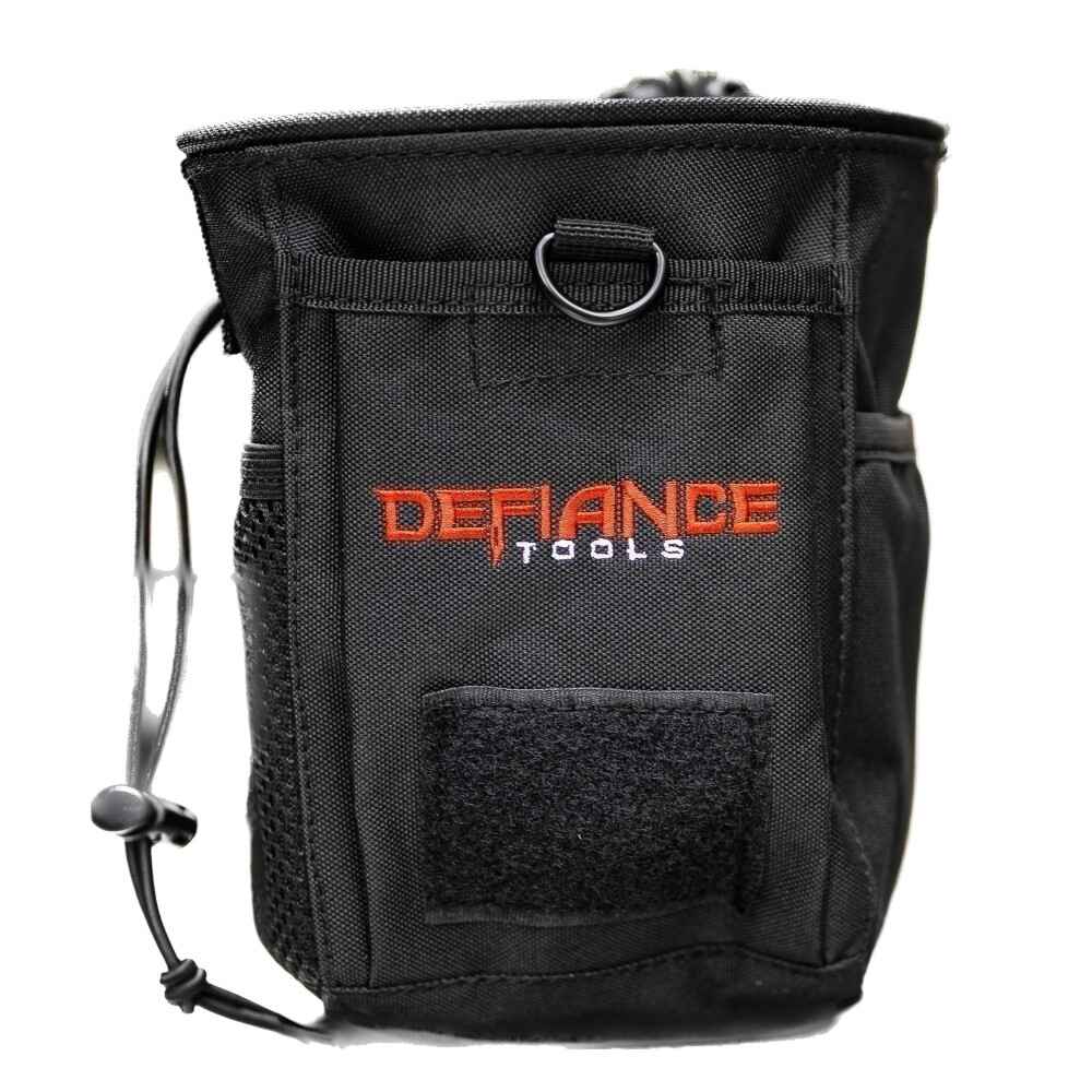 De-fiance molle drawstring dump bin