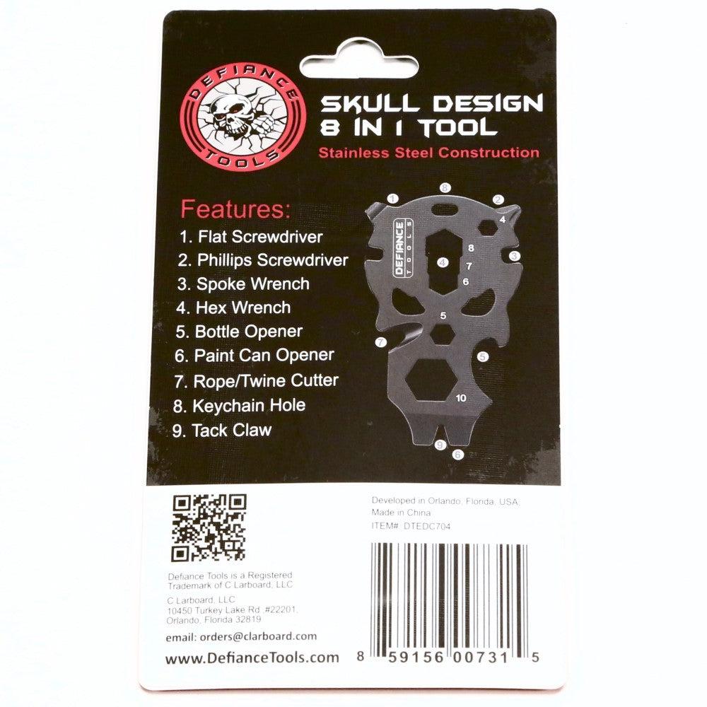 De-fiance Skull Design 8 in 1 Tool