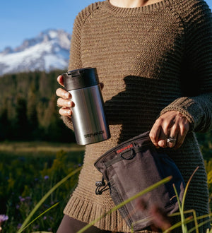 De-fiance Molle pouch and french press