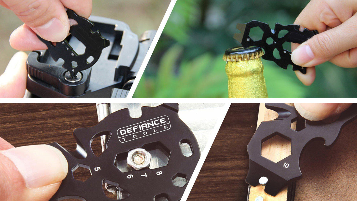 Skull Keychain EDC Tool - 8 in 1 - De-fiance