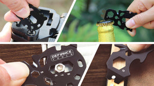 Skull Keychain EDC Tool - 8 in 1 - De-fiance