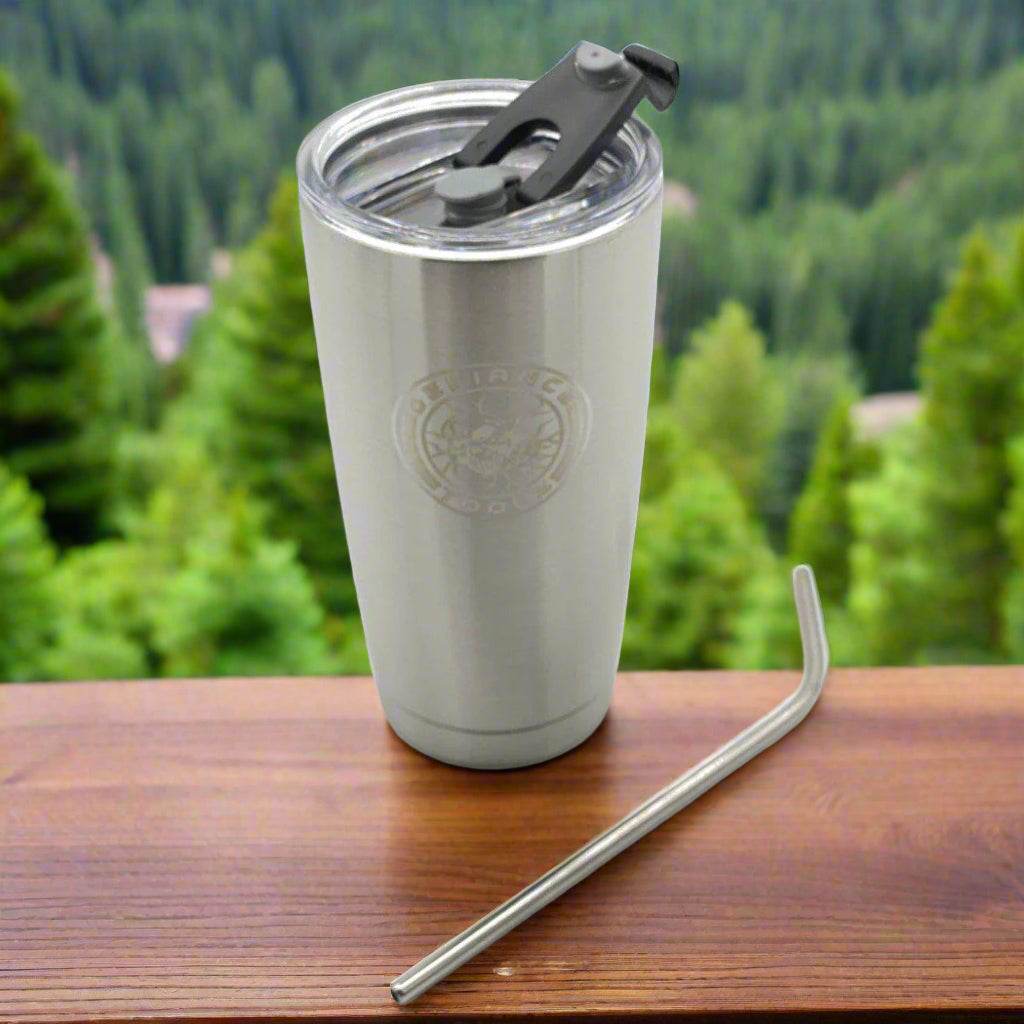 De-fiance tumbler 16 oz insulated